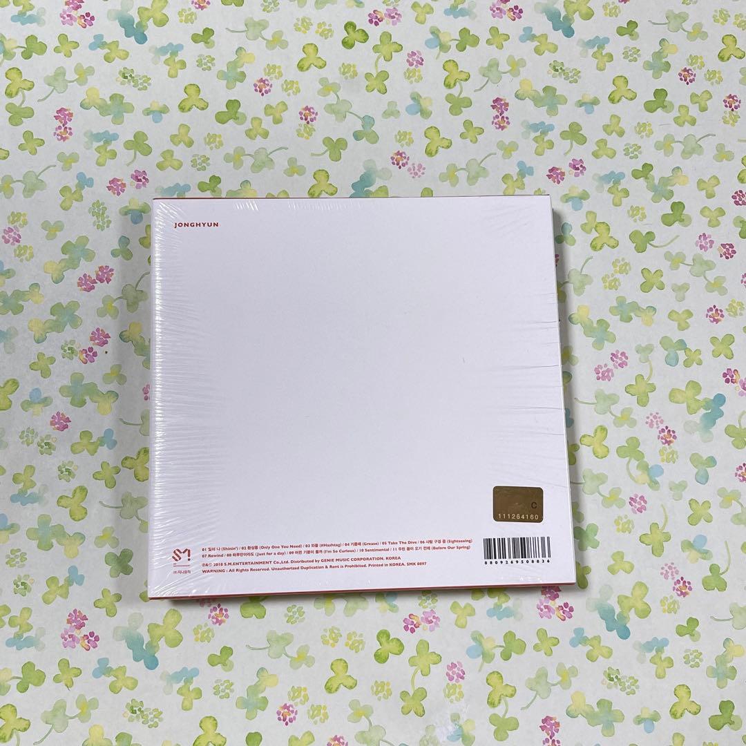 SHINee ジョンヒョン　JONGHYUN POET CD アルバム　新品