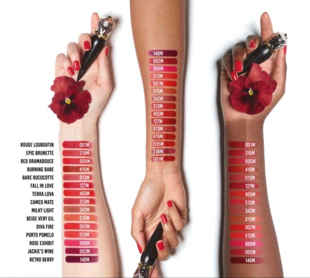 クリスチャンルブタン ベルベットマット リップスティック レッドドラマドゥース