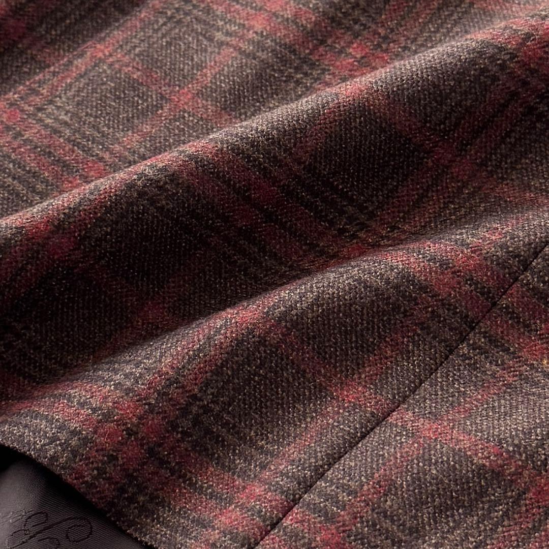 Belvest ベルベスト テーラード ジャケット チェック 46 M〜L程