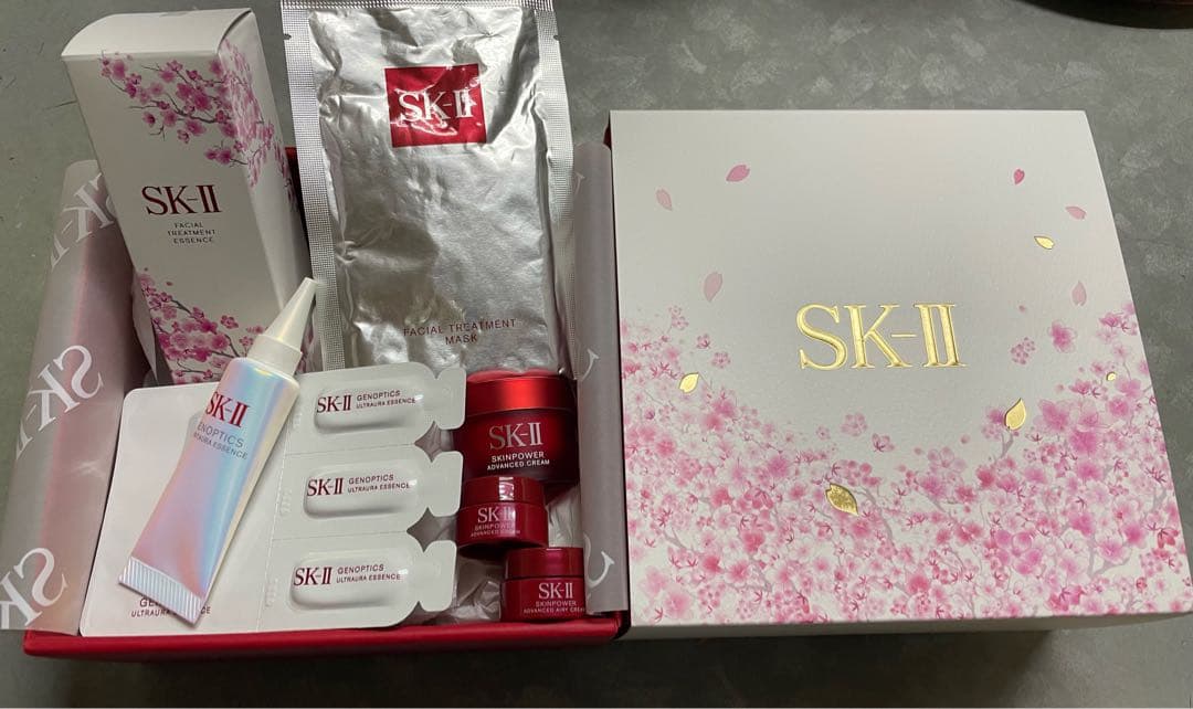 【新品未使用】桜デザインのSK-IIトライアルセット（おまけ付き）
