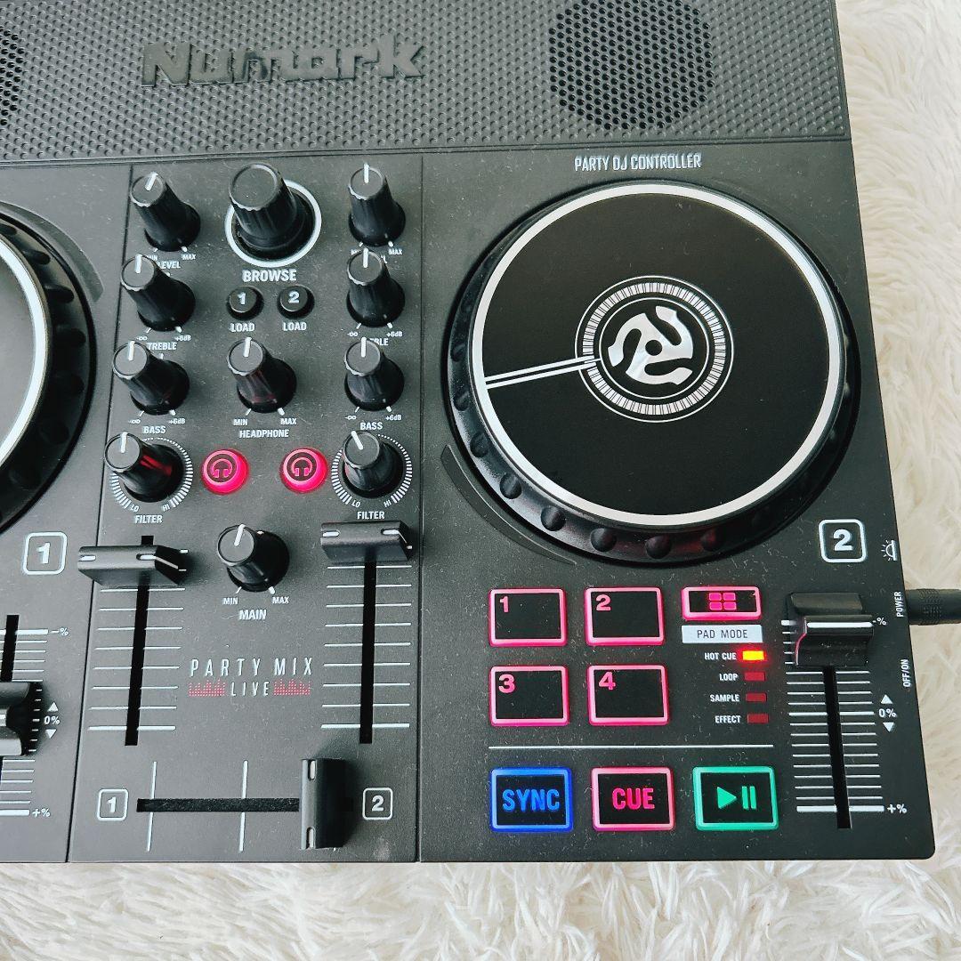 【付属品完備】 Numark PARTY MIX LIVE DJ スピーカー内蔵