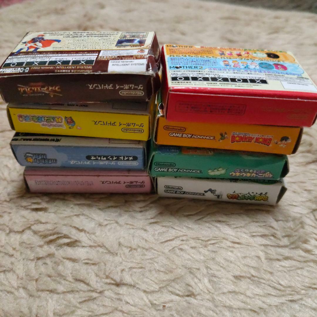 任天堂 ファミコン ゲームボーイアドバンス 消しゴム 8本セット