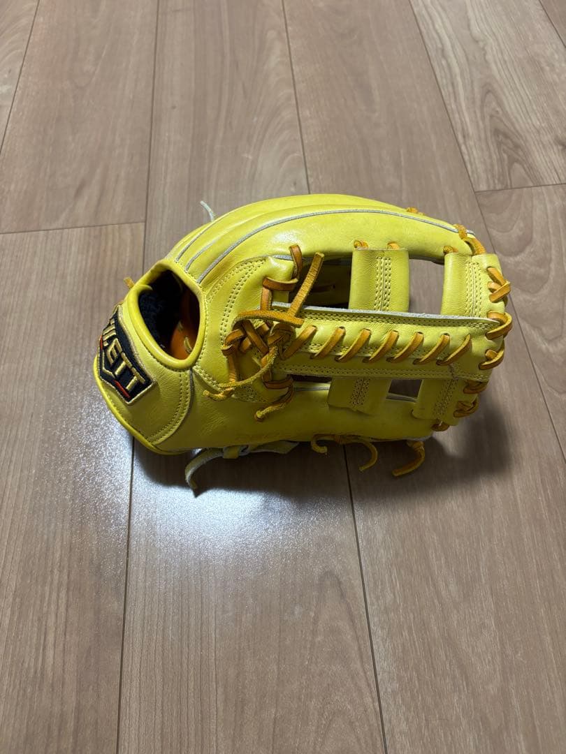 ユ*タ様 ZETT 硬式用 内野用 トゥルーイエロー