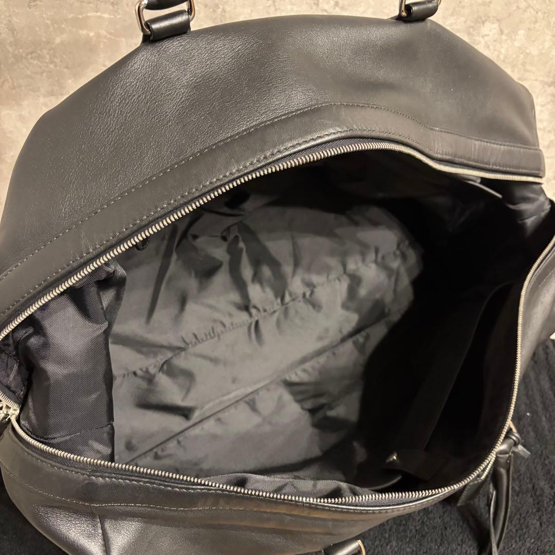 美品 COACH ボストンバッグ ブラック 2way ブラック レザー 旅行