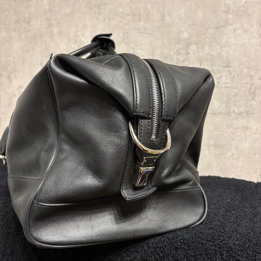 美品 COACH ボストンバッグ ブラック 2way ブラック レザー 旅行