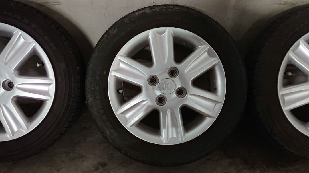 ダイハツ純正14インチアルミホイール+夏タイヤセット