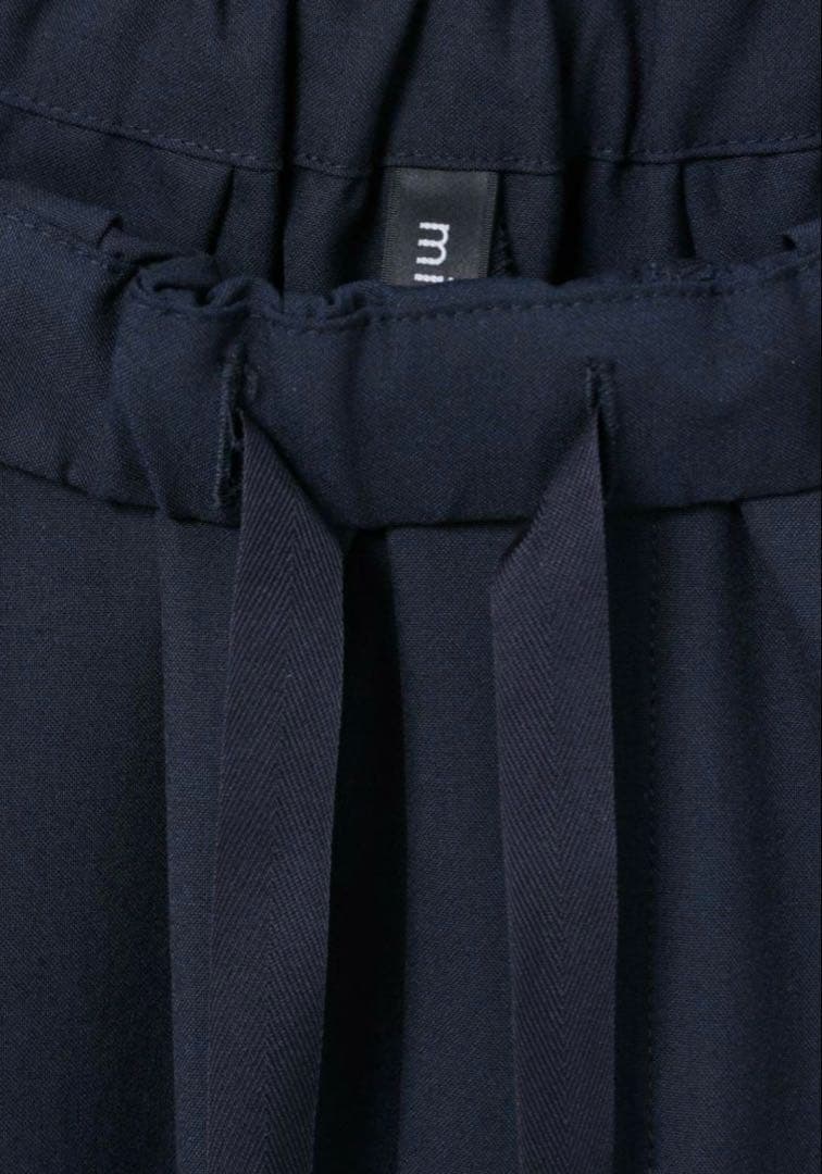 ミズイロインド　wide tuck パンツ