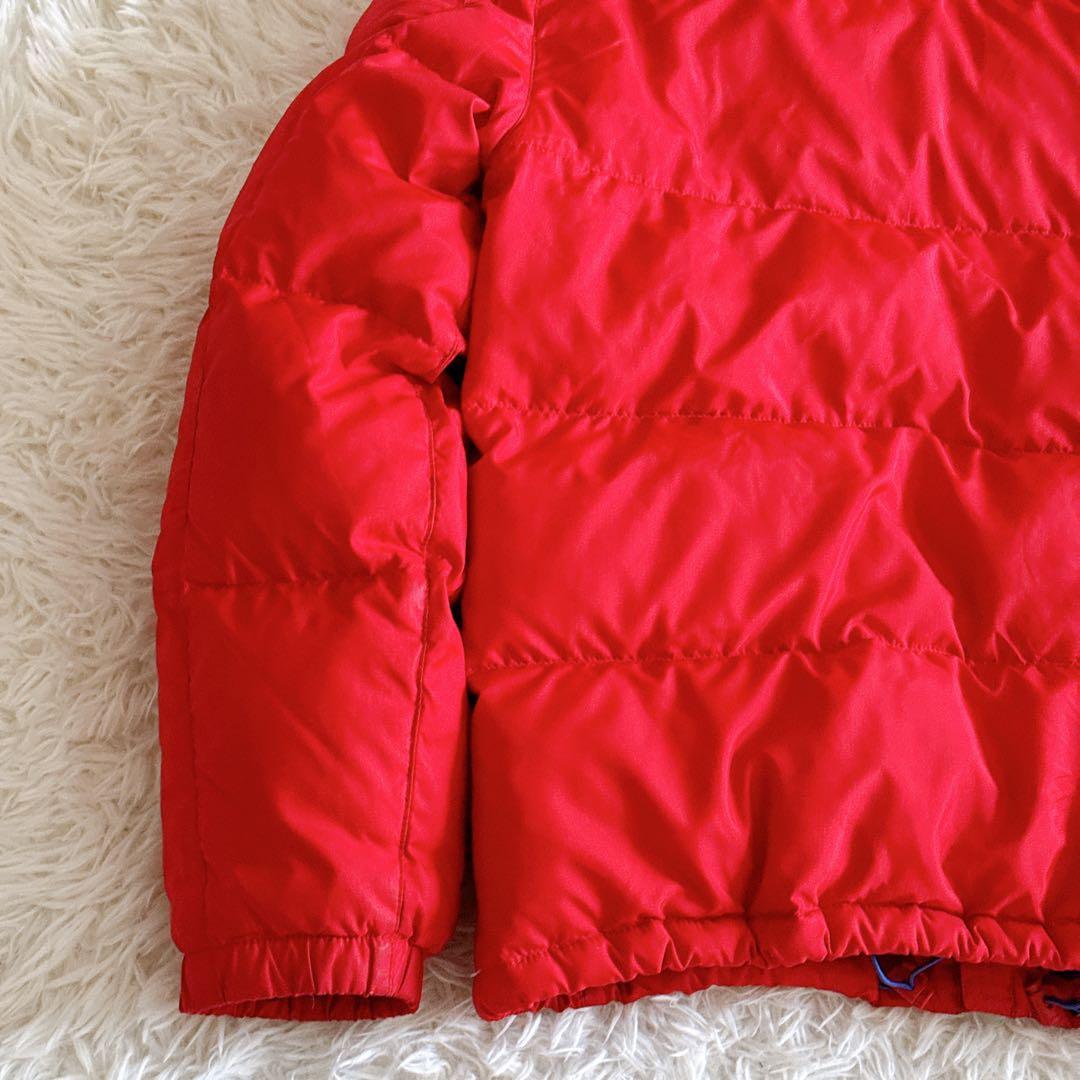 Lサイズ✨ポロラルフローレン ダウンジャケット イエローポニー刺繍 メンズ 赤