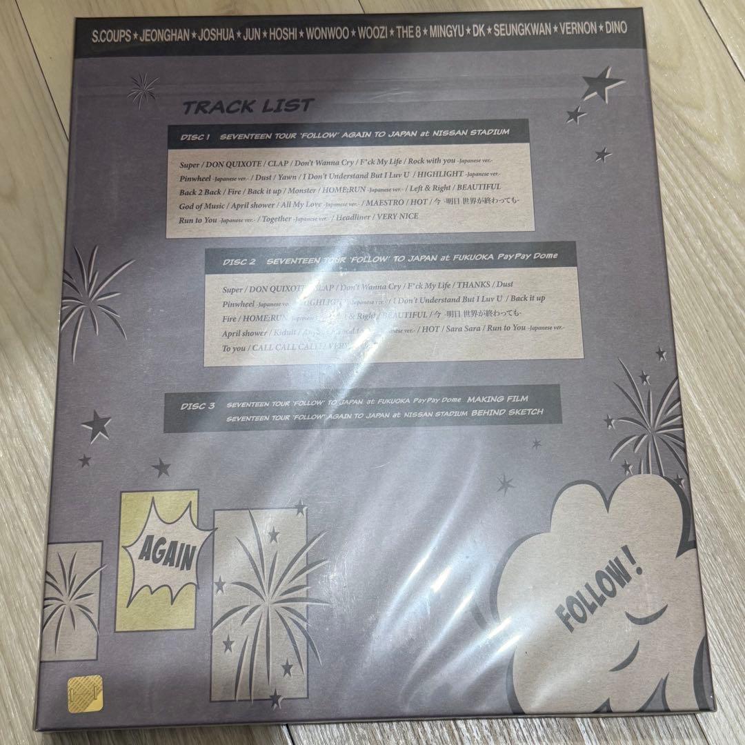 SEVENTEEN 'FOLLOW' AGAIN Blu-ray 未開封