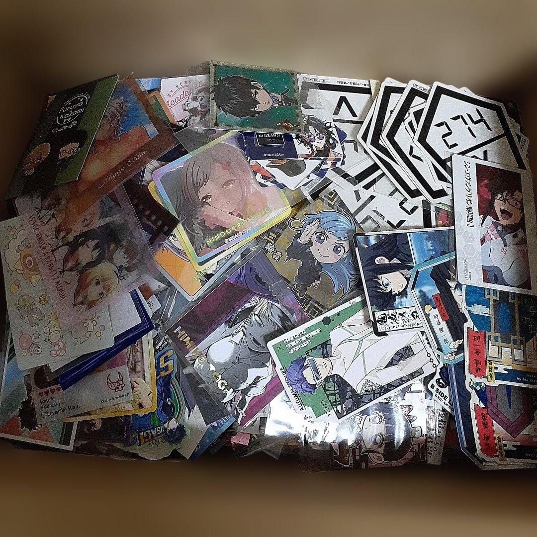 アニメ・マンガ・キャラクター　紙類　シール　ステッカー　ミニカード　まとめ売り