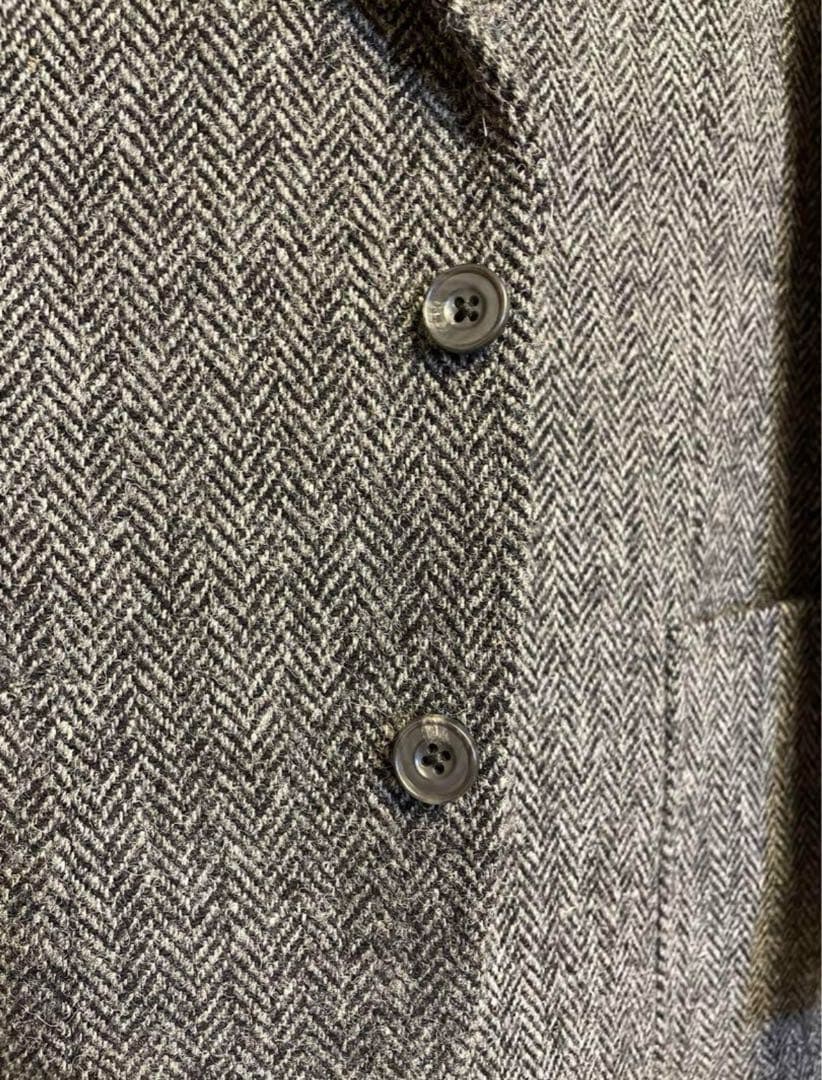 【SALE‼️】Harris Tweed ヘリンボーンテーラードジャケット M