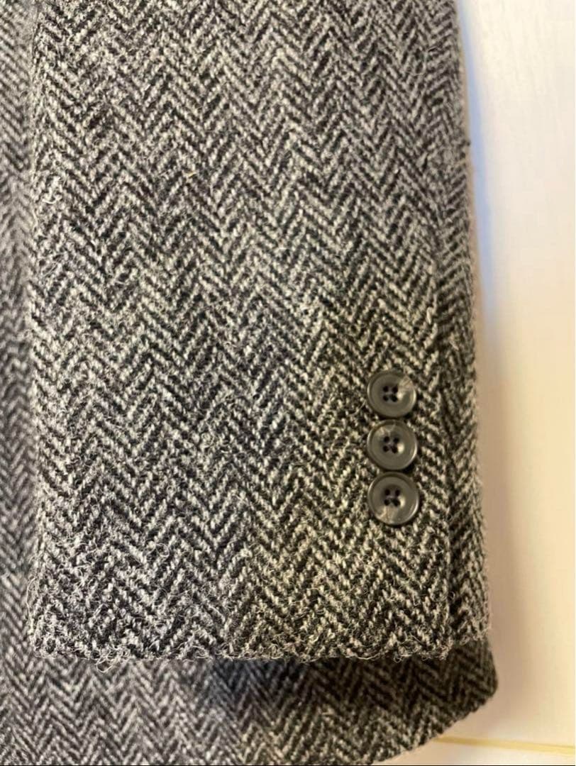 【SALE‼️】Harris Tweed ヘリンボーンテーラードジャケット M