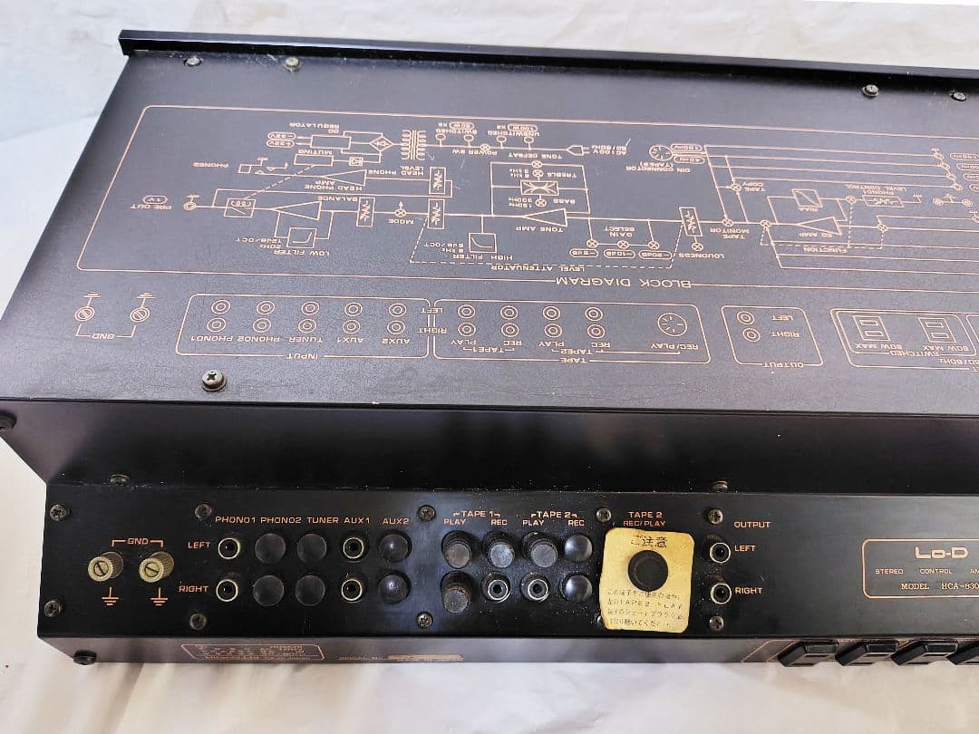 最終値下げ☆HITACHI Lo-D HCA-8300ステレオコントロールアンプ