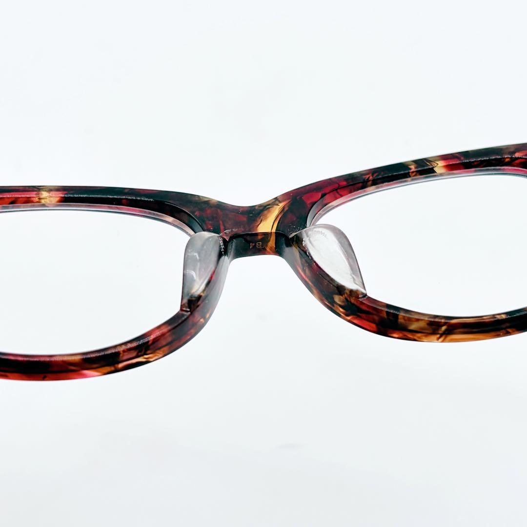 白山眼鏡店 鼈甲 1975 レトロ ブラウン