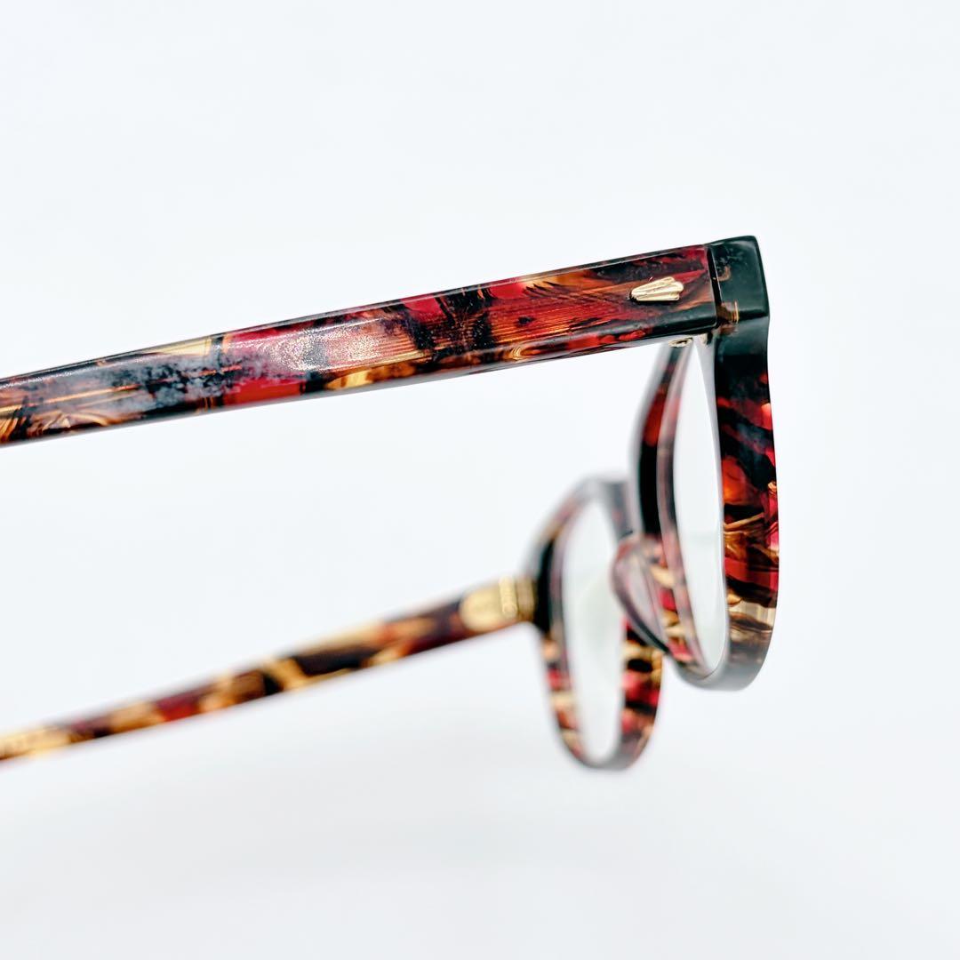 白山眼鏡店 鼈甲 1975 レトロ ブラウン