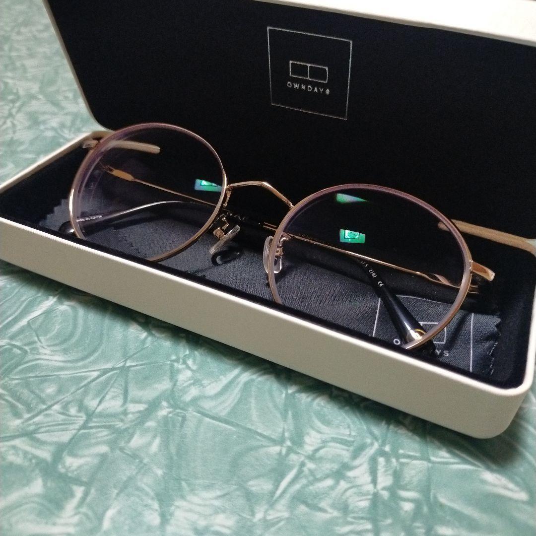 OWNDAYS ゴールド メガネ(度あり)