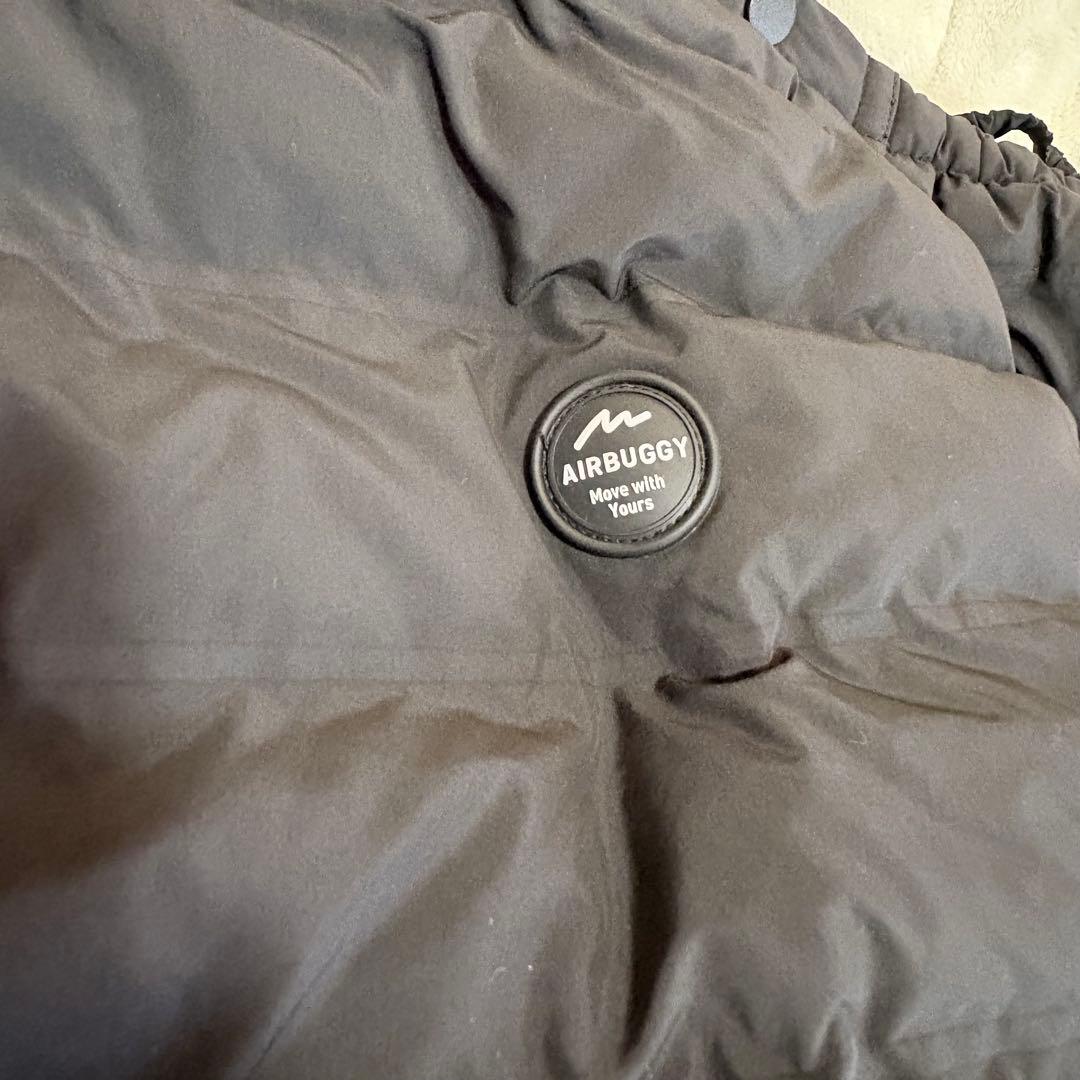 [美品] AIRBUGGY マルチライトケープ ジェットブラック　防寒ケープ