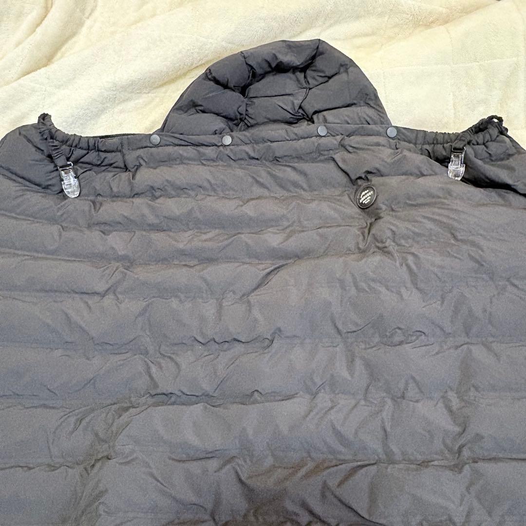 [美品] AIRBUGGY マルチライトケープ ジェットブラック　防寒ケープ