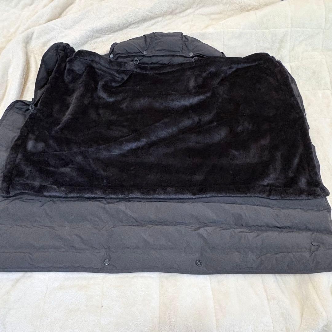 [美品] AIRBUGGY マルチライトケープ ジェットブラック　防寒ケープ