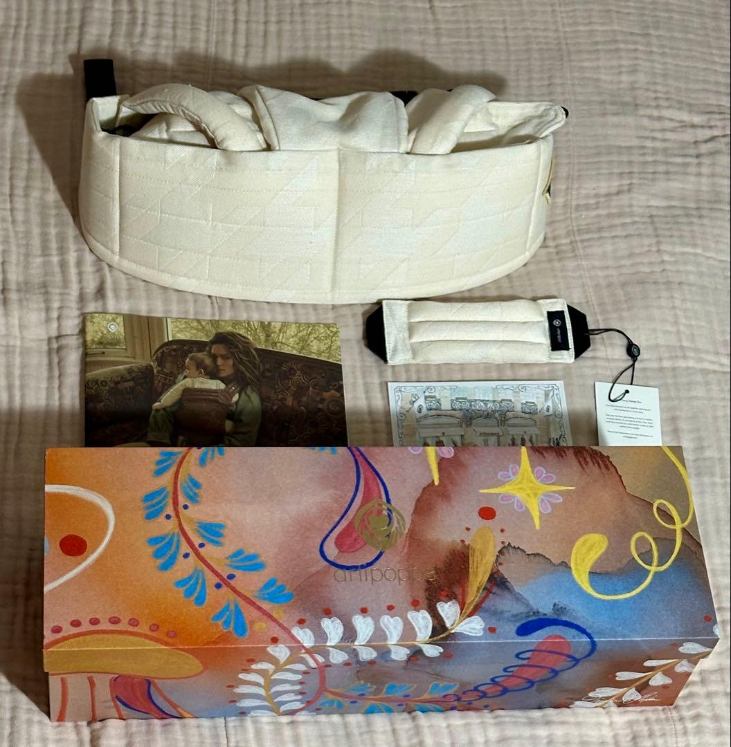 アーティポッペ　ザイガイストツイードW (オーガニックヘンプ) ホワイト　千鳥柄