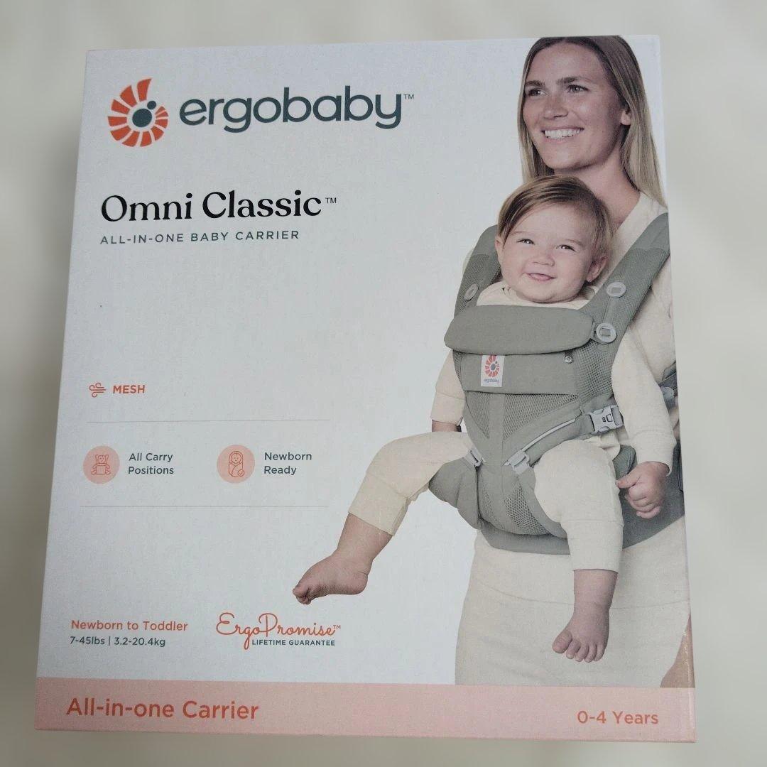 【新品未使用】エルゴベビー オムニクラシック ソフトオリーブ 抱っこ紐
