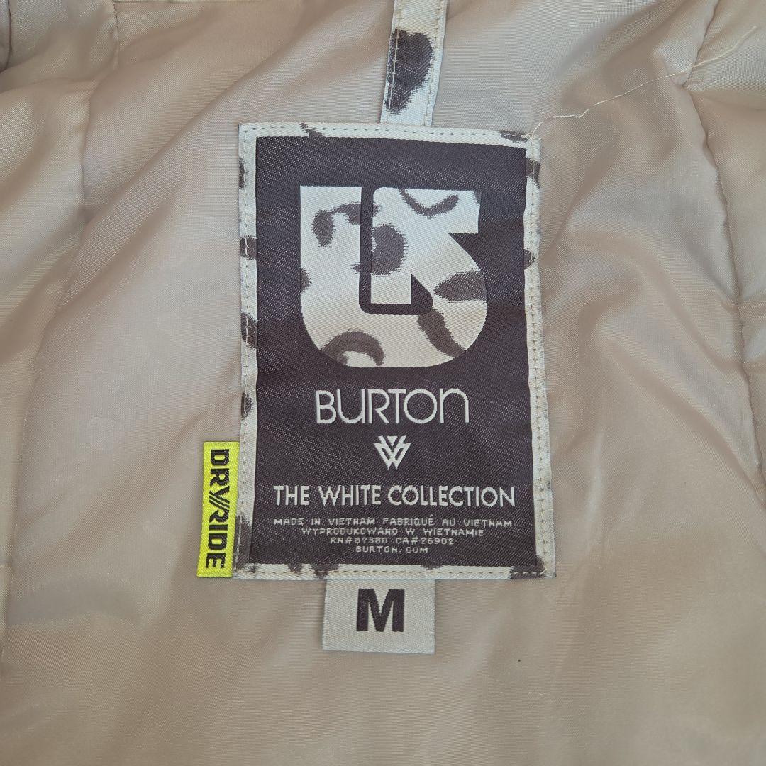 Burtonスノボウェア 上下セット Mサイズ DRYRIDE レオパード 紫