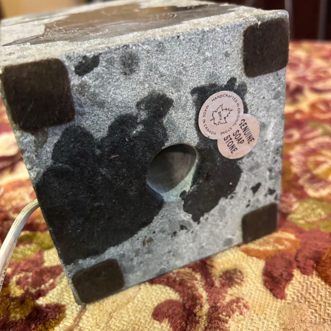 イヌイット SOAP Stone デスクライト　Siku 希少　ヴィンテージ