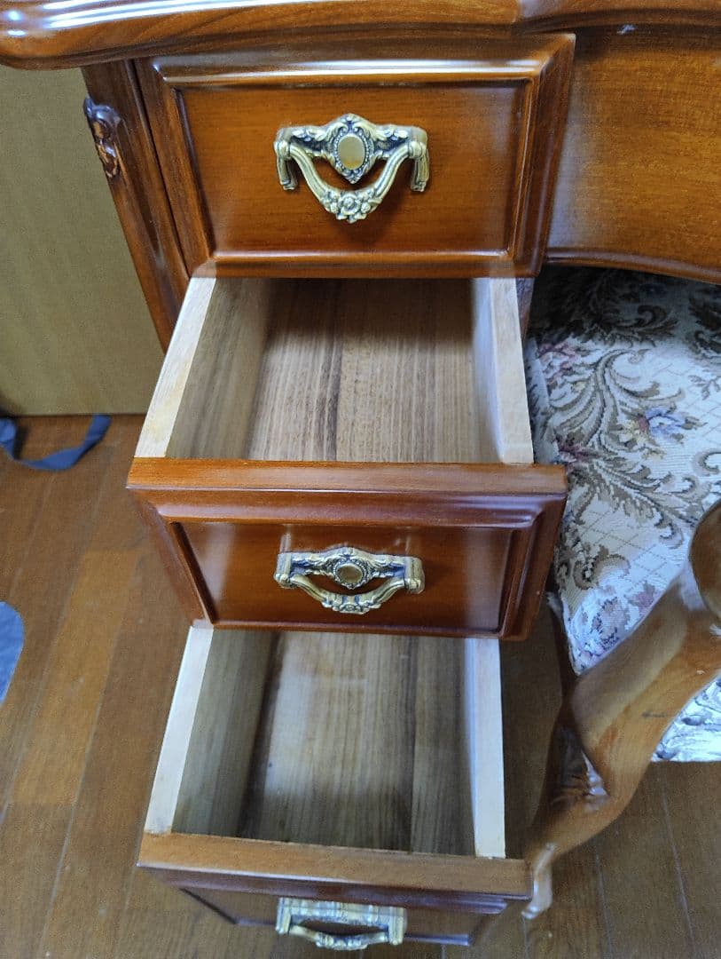 フランスミラー アンティーク木製ドレッサー ヴィンテージ ※要セット購入