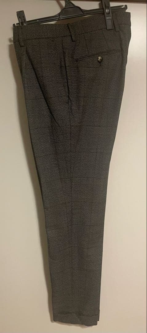 PT TORINO / BASE グレンチェック 1プリーツ スラックス