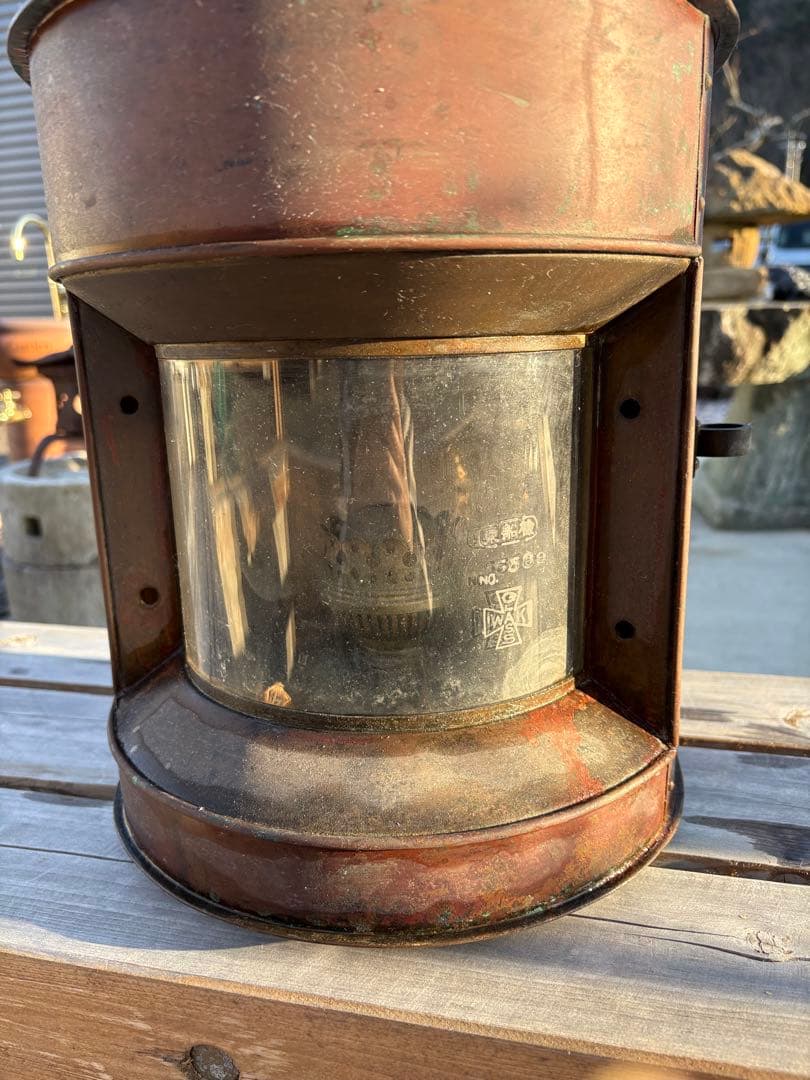 船燈ランプ　アンティーク　ランタン