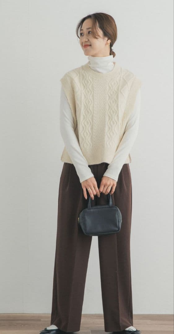 DOORS プードルボアカーデモカ+タートルプルオーバーオフセット