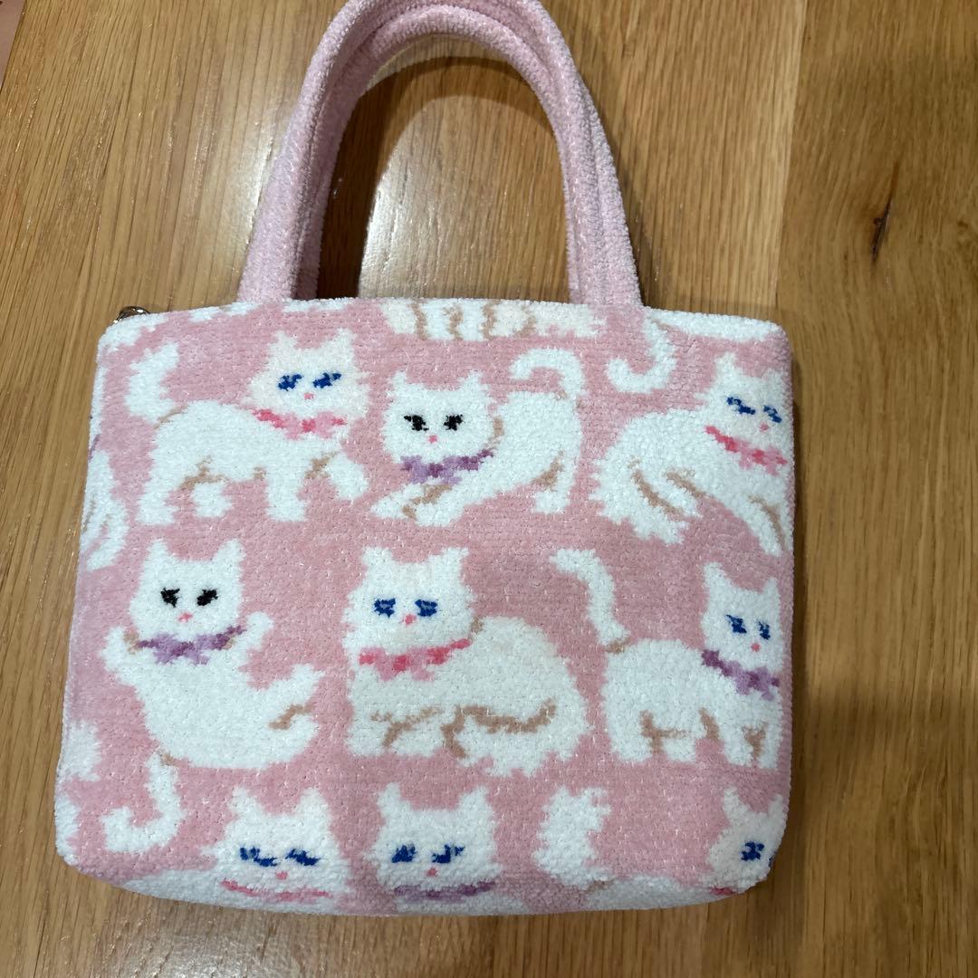 フェイラー　モフモフネコちゃん　ペールピンク