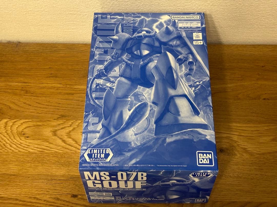 グフ　MG 1/100 MS-07B GOUF 限定品　[クリアカラー]
