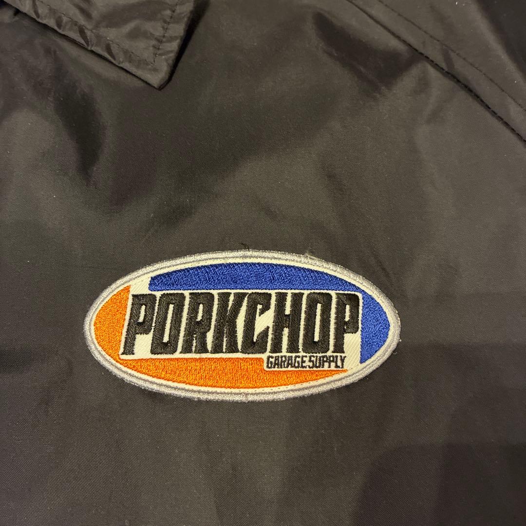 [きーた]PORK CHOPポークチョップコーチジャケット　ブラック