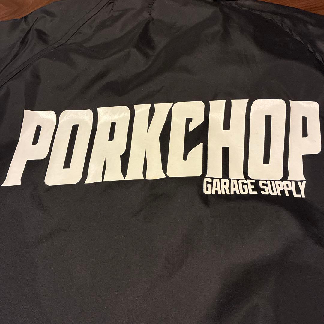 [きーた]PORK CHOPポークチョップコーチジャケット　ブラック