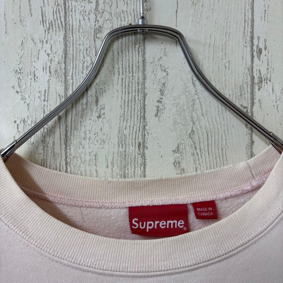【激レア】SUPREME シュプリーム　スウェット　トレーナー　完売モデル　刺繍