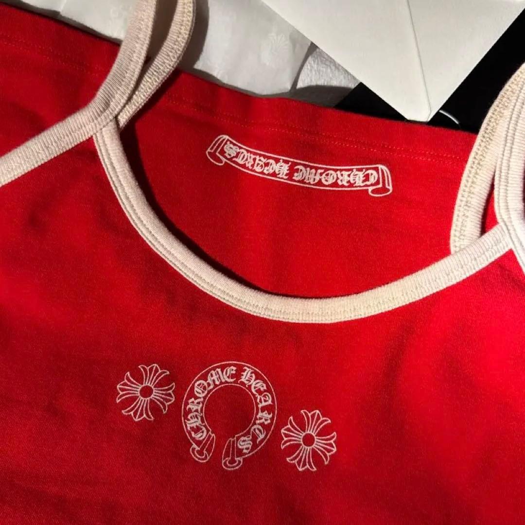 未使用 クロムハーツROLLER SKATES ローラースケートキャミソール