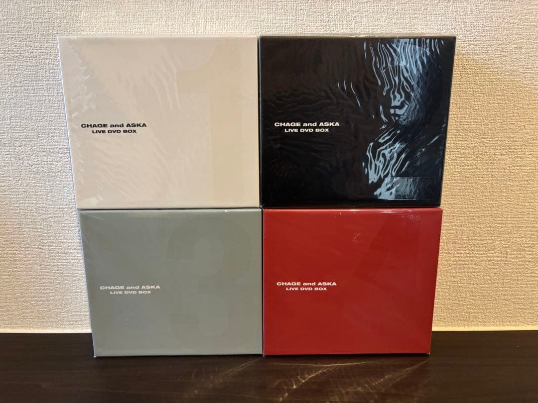 【新品未開封】CHAGE and ASKA LIVE DVD BOX 1〜4