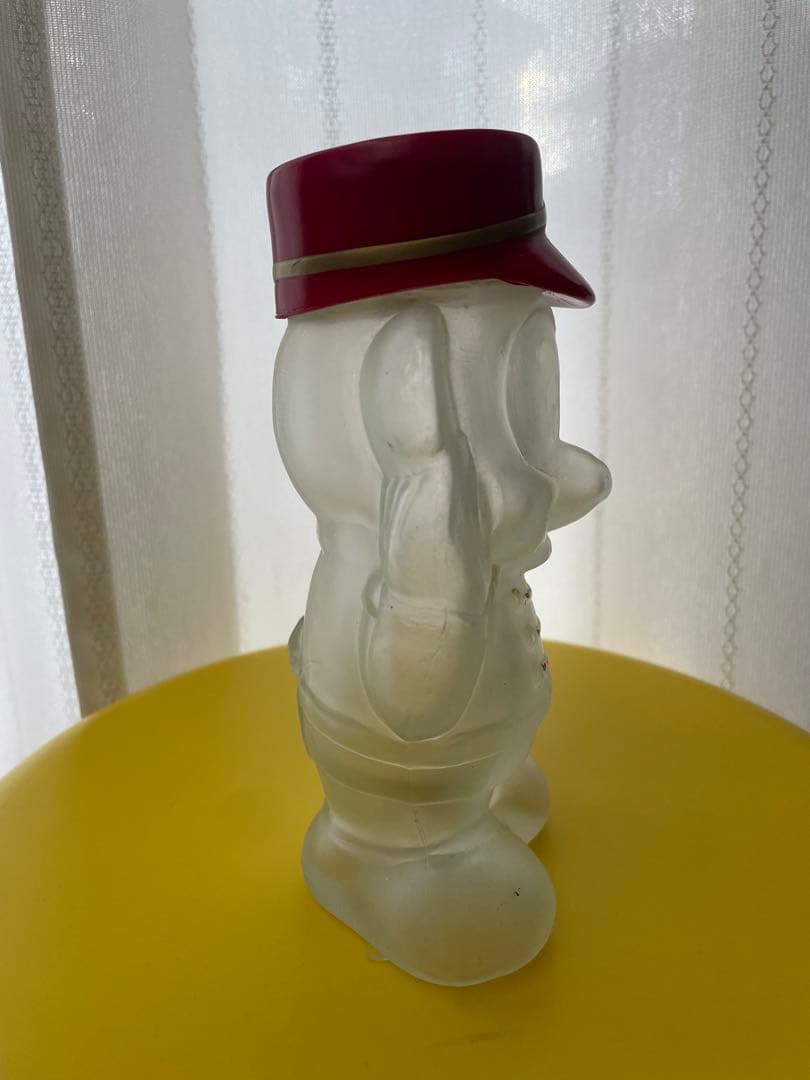 【レトロ】ミッキーマウス 瓶　ガラス製 フィギュア ランプ　ディズニー