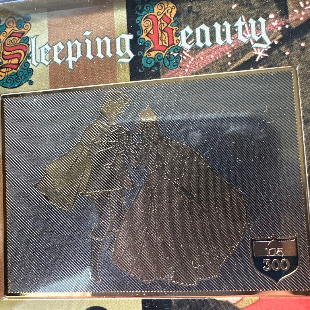 つ*可様 眠れる森の美女 公開40周年記念限定24Kゴールドプレートコレクション