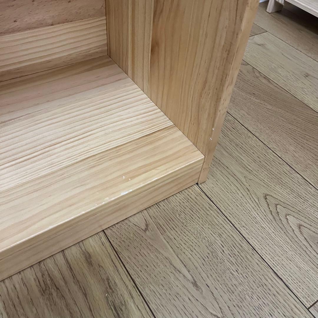 早い者勝ち！90cm 現役ママが考えた絵本ラック　天然モンテッソーリ棚