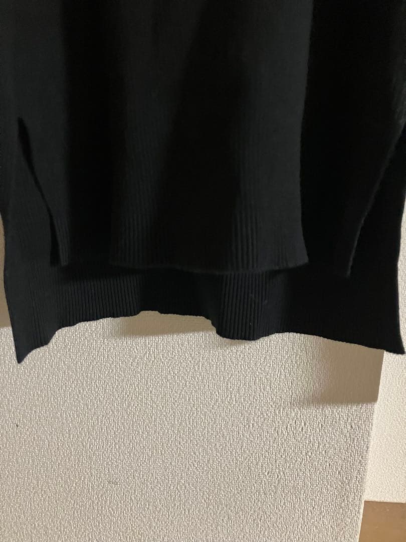 AURALEE×RonHerman 別注 ギザリブ Uネックカットソー　黒