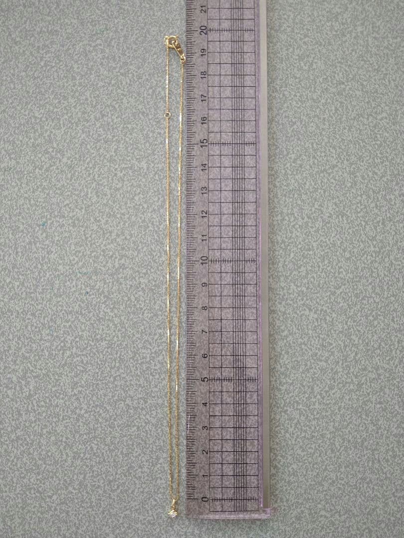 agete K18 ダイヤモンド（0.05ct）ネックレス