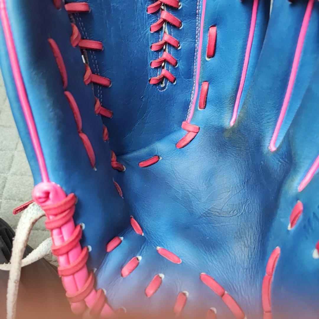 美品 Z'ZOOM 野球 軟式グローブ 投手用 小指2本