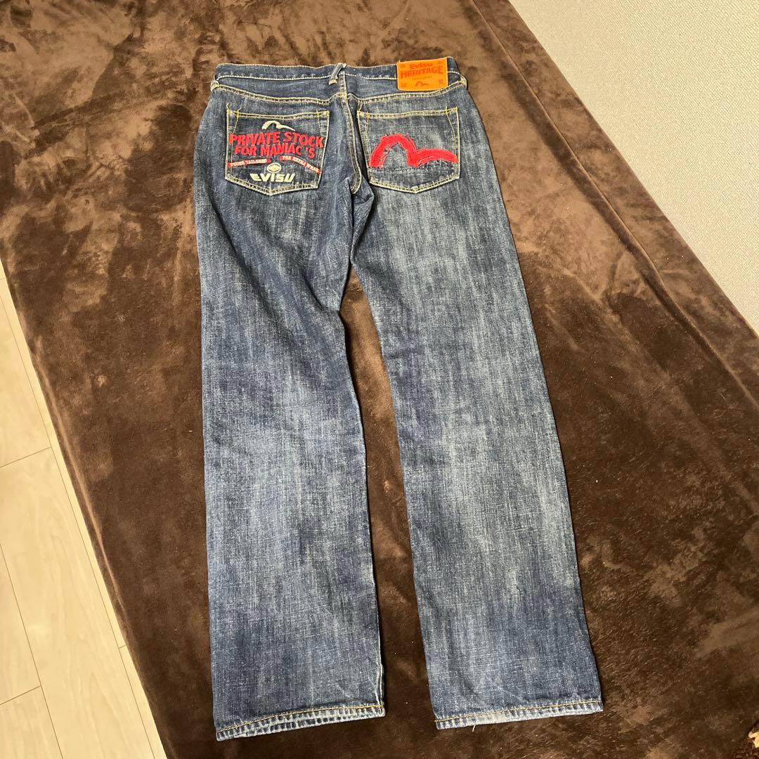 EVISU HERITAGE W33 バックポケット刺繍