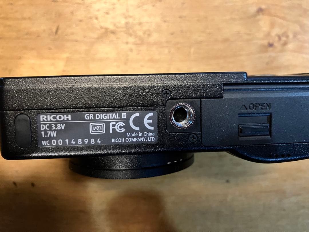 RICOH GR DIGITAL Ⅲ ショット数300回