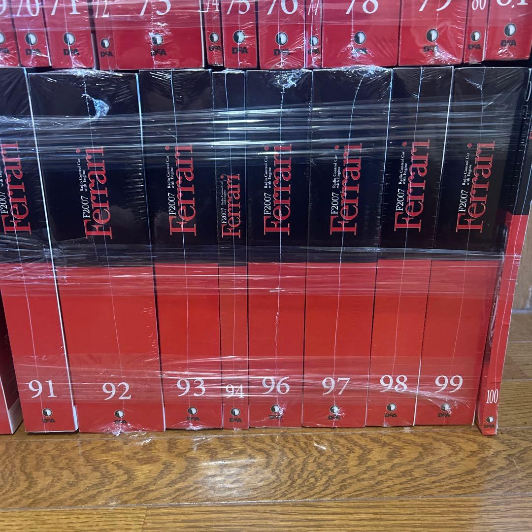 【未組立】DeAGOSTINI 週刊フェラーリF2007 1〜100号　特典付き