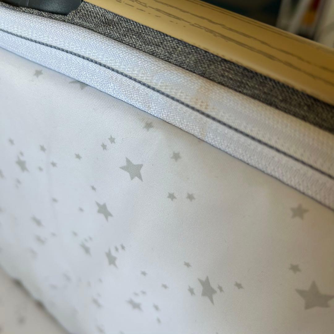 美品　HZDMJ ベビーベッド　蚊帳付き　折りたたみ式