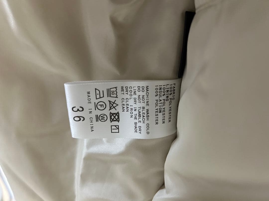 ウォッシャブル中綿モンスターパーカーブルゾン