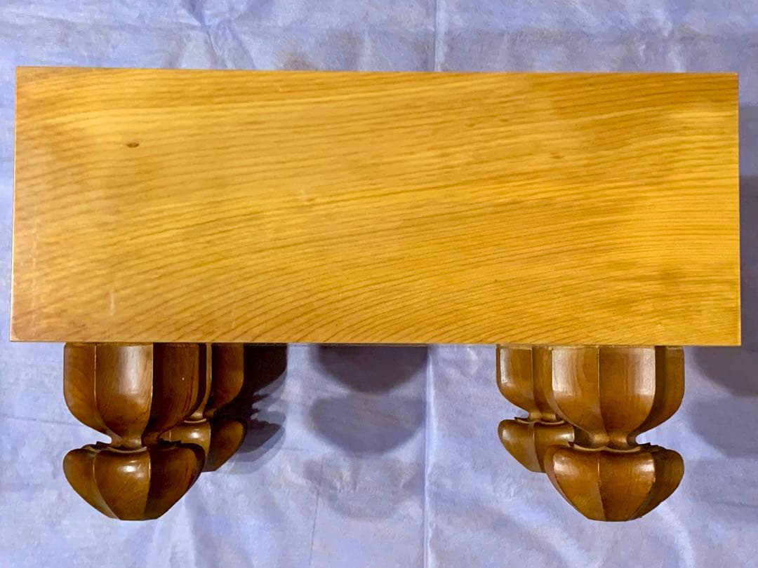 国産本榧碁盤 5.7寸 木表 リペア後未使用品